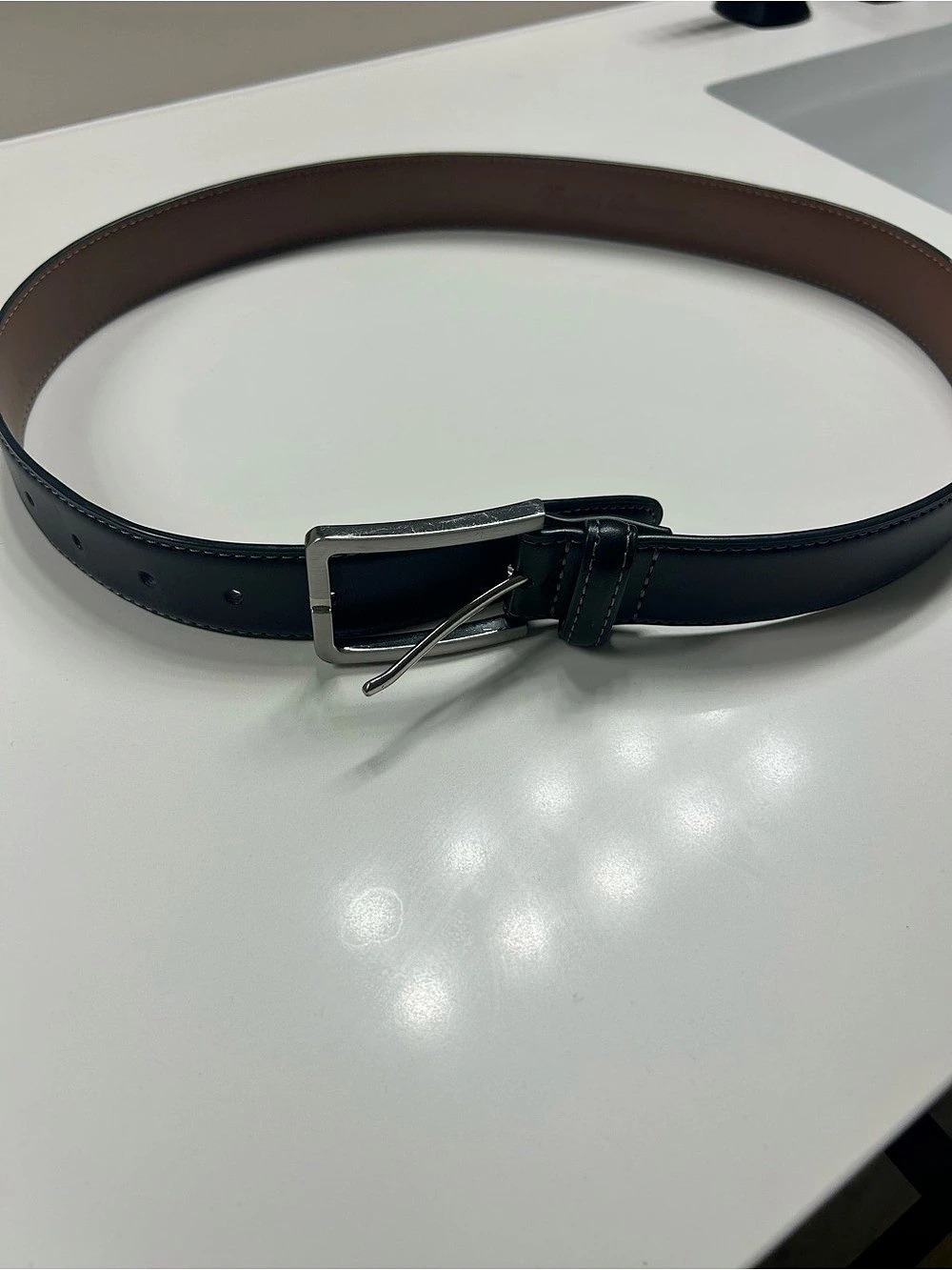 Genuine Leather Belt in Black